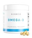 Kaged Omega 3 Fish Oil Supplement, 3000 mg Omega 3 Fatty Acid with EPA & DHA, Ultra-Pure, No Fish Burps, 60 Pills