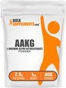 BulkSupplements.com AAKG Toz - Arginine AKG Supplement, Nitrik Oksit Supplement, Unflavored & Gluten Free, 2.5g per Service, 1kg (2.2 lbs) (Pack of 1)