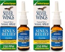 Doğal Pat Silver Wings Sinus Relief Natural Silver Nasal Spray - 250ppm - 1oz - 2 Pack