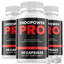(3 Pack) Endopower Pro Pills - Official Formula - Endopower Pro Capsules, Endo Power Pro Advanced Strength Formula, Overall Wellness Support Maximum Pro Vitamin Supplement EndoPowerPro (180 Capsules)