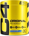 Cellucor C4 Original Pre Workout Toz ICY Blue Razz | Vitamin C for Immune Support | Sugar Free Preworkout Energy for Men & Women | 150mg Caffeine + Beta Alanine + Kretine | 30 Hizmet