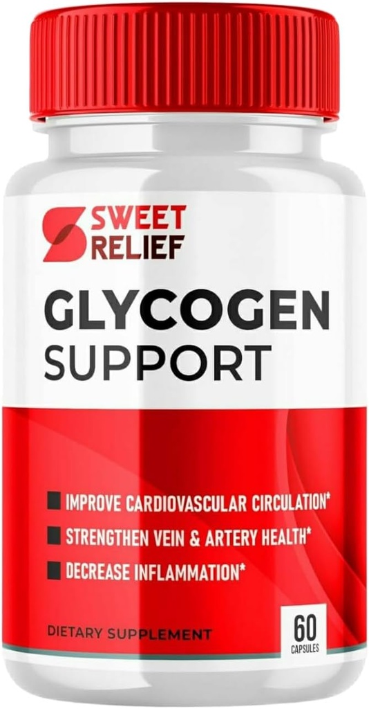 Sweet Relief Glycogen Support - Sweet Relief Blood Vessel Cleaner, Sweet Relief Capsules, Advanced Formula for Overall Wellness, SweetRelief (60 Capsules, 1 Pack)