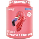 BIRDMAN Fitmingo Vegan Protein Powder with Inositol, Collagen Boosters, Hyaluronic Acid and Vitamins | Low Carb, Dairy Free, Lactose Free, Low Calorie, 23g Plant Based Blueberry Protein Powder