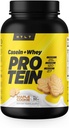 Casein + Whey proteini HTLT | Whey & Casein protein Shake Toz | Slow-Release Whey & Casein Protein Sustained Energy | Vakain Protein Tozu