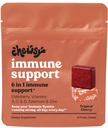 Chewsy - 6in-1 Immune Support Fruity Chews with Elderberry - C, A ve D, çinko ve Selenium - Bireysel olarak yuvarlandı - 6Day Supply