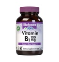 Bluebonnet Vitamin B1 100 mg - Kadınlar ve Erkekler için Mood Destek ve Enerji Vitaminleri* - Thiamin HCl - Non-GMO, Vegan, Kosher, Gluten-Free - Soy & Dairy-Free - 100 Sebze Capsules, 100 Day Supply