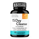 Sandhu'nun 15 Günü Kadın ve Erkekler için Gut Cleanse Colon Detox, Destekler Koloni Temizliyor & Digestive Health| Senna, Cascara Sagrada, Psyllium Husk & Probiyotiks| 30 Capsules Diyetary Supplement,15 Days Supply