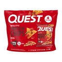 Quest Nutrition Pizza Tortilla Style Protein Chips, 19g Protein, 4g Net Carbs, High Protein Snack, Low Carb, Gluten Free, 1.01 oz bags, 4 Count