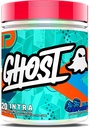 GHOST Intra Workout Powder, Blue Raspberry - BCAAs, & EAAs, Nootropics & Hydration - Essential & Branch Chain Amino Acids, Supports Muscle Recovery & Focus - Pre, Intra & Post Workout Powders
