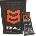 MTN OPS Hydrate Low Sugar Electrolyte Powder Drink Mix with 1g D-Ribose Sugar, 1000mg Electrolytes, On-The-Go Packs, 20 Stick Packs, Liberty Pop