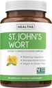 St John's Wort Capsules - Güçlü & Potent Saint John's Wort Extract & Whole Herb Kompleksi Günlük Mood Desteği için 900mcg Hypericin - Vegan Non-GMO & Lab Doğrulandı (180 Caps)