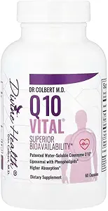 İlahi Sağlık Dr. Colbert MD Q10 Vital 100mg CoQ10 | Riboflavin | Thiamine | 60 Capsules