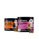 Virtual Bundle Hip & Joint Health Chews (Chicken, 90 ct) and Multivitamin Dog Supplement (Peanut Butter, 90 ct)