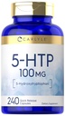Carlyle 5HTP | 100 mg | 240 Capsules | 5 Hydroxtryptophan | Non-GMO & Gluten Free Supplement Supplement