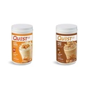 Quest Nutrition Salted Caramel Protein Powder; 26g Protein; 1g Sugar; Low Carb; Gluten Free; 1.6 Pounds; 24 Servings & Peanut Butter Protein Powder, 23g Protein, 1g Sugar, Low Carb, Gluten Free