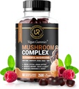 Mushroom Gummies | 10 Mushroom Supplement - 2500 mg - Türkiye Tail, Chaga, Reishi, Cordyceps & Lions Mane Organik Mushroom Ekstraksiyonları, Nootropic Brain ATM For Focus, Memory, Clarity, Energy | 60ct