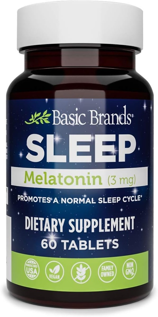 Temel Brands Melatonin, 60-Count (Pack of 1)