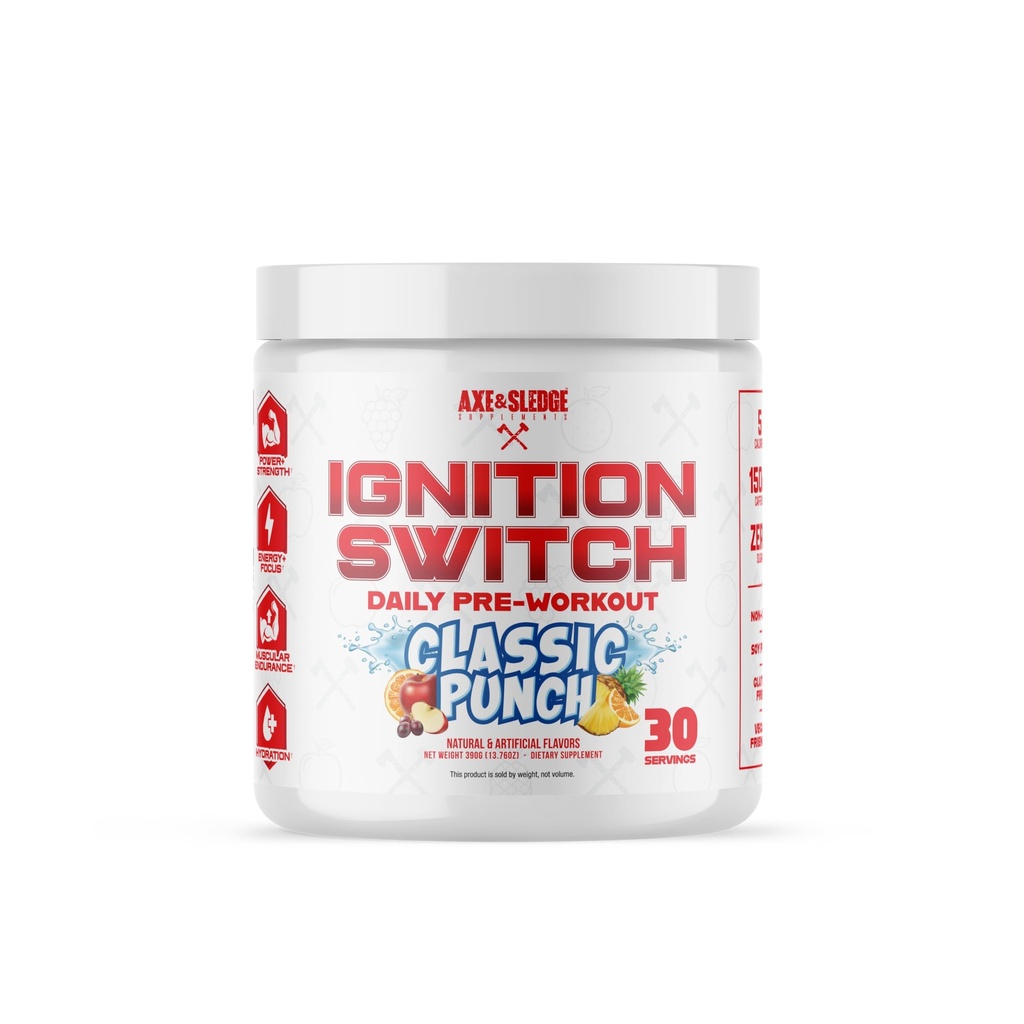 Axe & Sledge Ignition Switch preworkout | Classic Punch