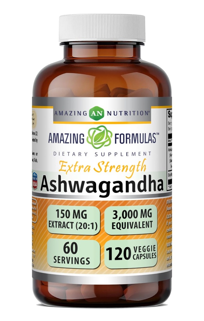 Amazing Formulas Ashwagandha Extract Supplement 