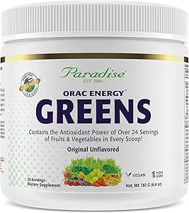 Cennet, ORAC Enerji Yeşilleri Toz Üretimi, Süper Antioksitler, Gut Health & Digestion için Probiyotikler, Spirulina & Chlorella, Non-GMO, Gluten Free, 30 Hizmetler