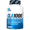 Evlution Conjugated Linoleic Acid CLA Supplement Nutrition Lean Muscle Mass Builder & Fat Burner for Men and Women - Stimulant-Free Safflower Based CLA 1000mg Blend Per Serving (90 Servings)
