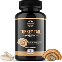 Organik Türkiye Tail Mushroom Capsules Meyveing Body Extract | GMO & Allergen-Free, Coriolus Versicolor Daily Herbs, 90 Capsules