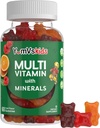 YumVs Kids Multivitamin Gummies - Φρούτα Γεύση Μασώμενα Παιδική Πολυβιταμίνη - Παιδικές Βιταμίνες Πολυβιταμίνη Gummy με 12 Ορυκτά & Βιταμίνες A C D3 E B6 B12 - Kosher Halal Gluten Free (60 Count)