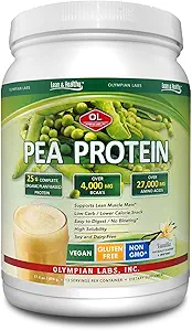 Olympian Labs Vanilla Pea Protein, 494 Grams, 13 Hizmet