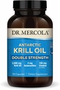 Dr. Mercola Antarctic Krill Oil Double Strength - 2,000 mg - Omega-3 Supplement with EPA & DHA - Supports Brain, Heart, Joint & Immune Health - GMO-Free & Gluten-Free - 90 Capsules (30 Servings)