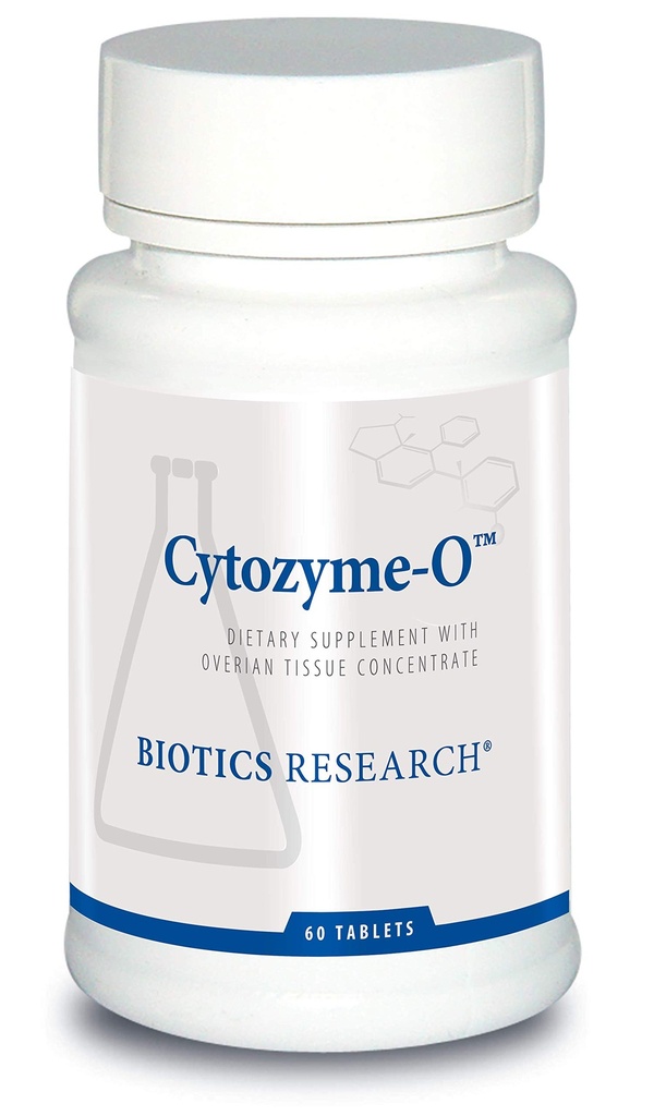Biotics Research Cytozyme O Raw Bovine Ovarian Tound, Supports Women Health, SOD, Catalase, Potent Antioxy Activity, 60 Tabletler