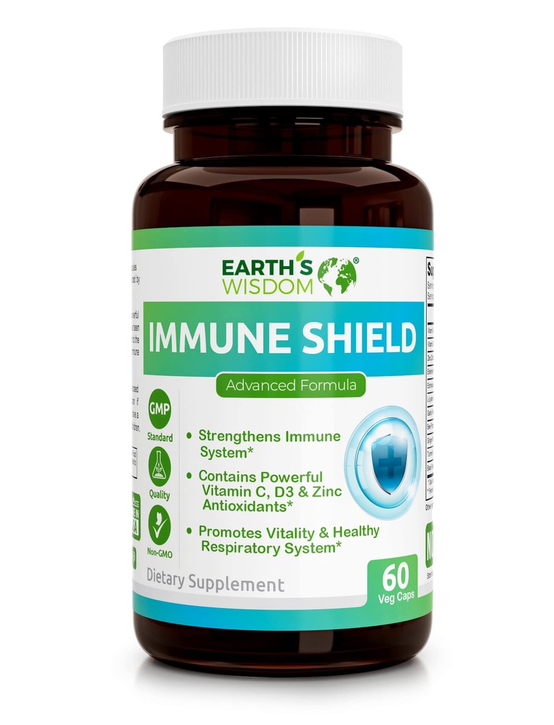 D3 5000 A Vitamin C 1000 mg çinko 50 mg - Immune Support Supplement Yetişkinler with Elder Echinacea Ly Lysine Turmeric Ginger Propolis Pepper Gluten Free 60 Non-GMO Capsules