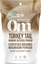 Om Mushroom Superfood Turkey Tail Organic Mushroom Toz, 3.5 Ounce, 50 Hizmet, Immune Support, Polysacchrides, Beta-Glucans, Gut Health & Holistic Defense Mushroom Supplement