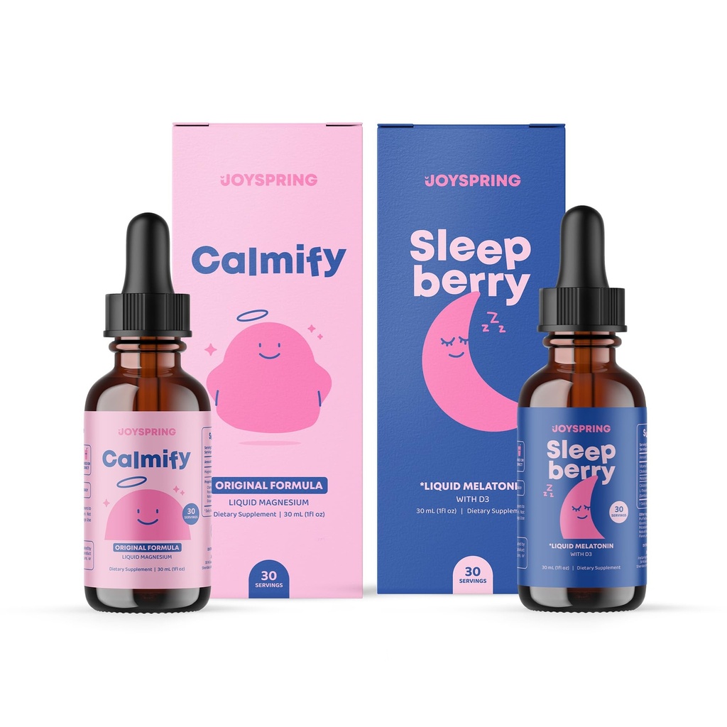 JoySpring Magnezyum Citrate ve SleepBerry Melatonin Material for Kids