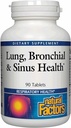 Doğal Faktörler Lung, Bronchial & Sinus Health - Respiratory Health Supplement - Supports Lung & Sinus Health - Supports Health Lung Tound & Mucus Consistency - 90 Tablet (90 Hizmet)