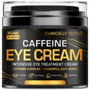 Caffeine Eye Cream For Anti Aging, Dark Circles, Çanta, Puffiness. Great Under Eye Skin + Face Darning, Eye Lift Treatment For Men & Women 1.7oz