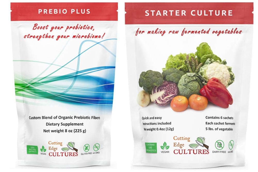 Kesme Edge Cultures Prebio Plus Prebiyotik Fiber Toz Organik Prebiyotik Fibers Diyeter Supplement 8 oz