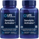 Life Extension Senolytic Activator®*,Healthy Aging,Cellular Health Support,bioavailable quercetin and Fisetin,apigenin,Black Tea theaflavins,Gluten Free,Non-GMO,Vegetarian,36 Capsules,(Pack of 2)