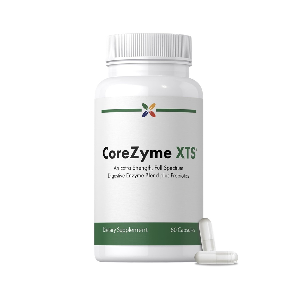 Stop Aging Now - Digestive Enzymes Plus Probiotics Supplement - CoreZyme - 60 Capsules