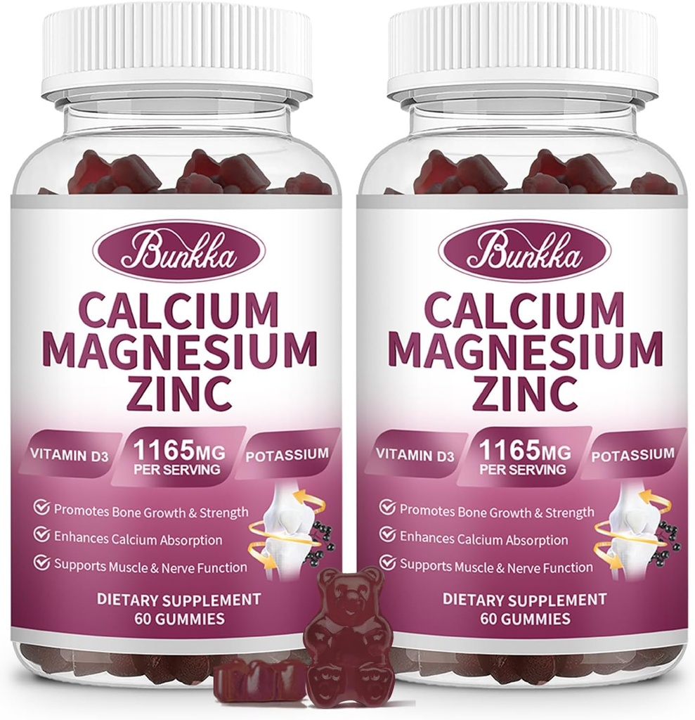 Glycinate 200 mg, Pyum, D3, Sea Moss, Calm Mood & Sleep Support- Kids & Yetişkinler 2 Pack