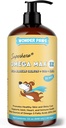 Wonder Paws Fish Oil for Dogs - Omega 3 for Dogs from Alaskan Salmon, Cod & Krill Oil - EPA DHA Fatty Acids - Less Shedding & Itching - Skin, Ortak, Immune & Heart Health - Liquid Supplement (32 oz)