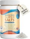 Dr. Liz Cruz Super Salts - Electrolytes, Hydrating Powder w/ Sodium, Magnesium, Calcium, Potassium, Curbs Cravings, No Sugar or Artificial Flavoring