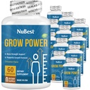 NuBest Grow Power - Ισχυρή φόρμουλα αντοχής οστών για παιδιά (10+) & εφήβους - Υποστηρίζει υγιή υγεία των οστών, συνολική υγεία με ασβέστιο, βιταμίνη D3, φώσφορο, μαγνήσιο & περισσότερα - 12 Pack