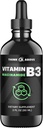 B3 Vitamin Niacinamid Sıvı - Flush Form of B3 Niacin - Kadınlar ve Erkekler için Uygun B3 Niacinamid Drops - Swallow 2oz (60 ml)
