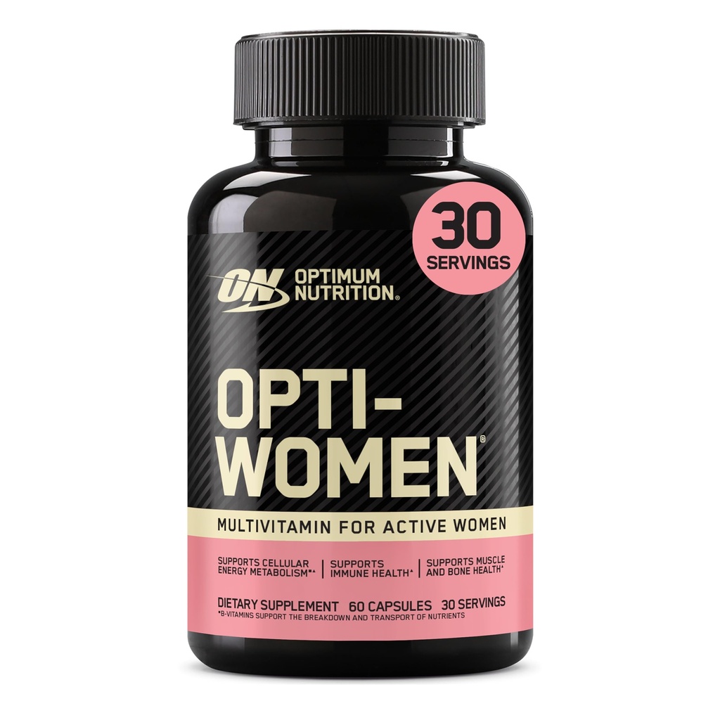 Βέλτιστη διατροφή Opti-Women καθημερινή πολυβιταμίνη για τις γυναίκες, συμπλήρωμα υποστήριξης ανοσοποιητικών με σίδηρο, 30 ημέρες προσφοράς, 60 Count, (συσκευασία Μαΐου Vary)