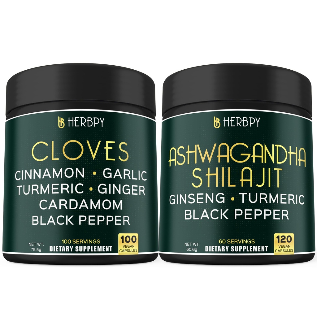 Συμπληρώματα δεμάτων 7in1 και 5in1 Ashwagandha Shilajit