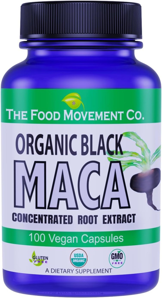 THE Gluten Free- Black Maca Root Supplement for Whole Body Wellness