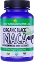 Η ΚΙΝΗΤΙΚΟΤΗΤΑ ΤΡΟΦΙΜΩΝ CO. Black Maca 500mg 60 Κάψουλες - Οργανικές, μη ΓΤΟ, Vegan, Χωρίς γλουτένη Μαύρο συμπλήρωμα ρίζας Maca για όλη την ευεξία του σώματος
