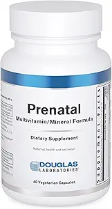 Douglas Laboratories Prenatal | Essential Vitamins and Minerals to Support Maternal Health during Gebelik* | 60 Capsules