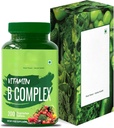 B Kompleksi 100% RDA - 200 Tablet / Kapsules - B Vitamins Supplement (B1, B2, B3, B5, B6, B7, B9, B12), Yeşil