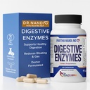 Digestive Enzymes Supplement – Designed to support Gas, Bloating & Nutrient Absorption – Full Spectrum Protease, Amylase, Lipase, Cellulase, Lactase – Vegan, Non-GMO, Gluten-Free – 90 Capsules